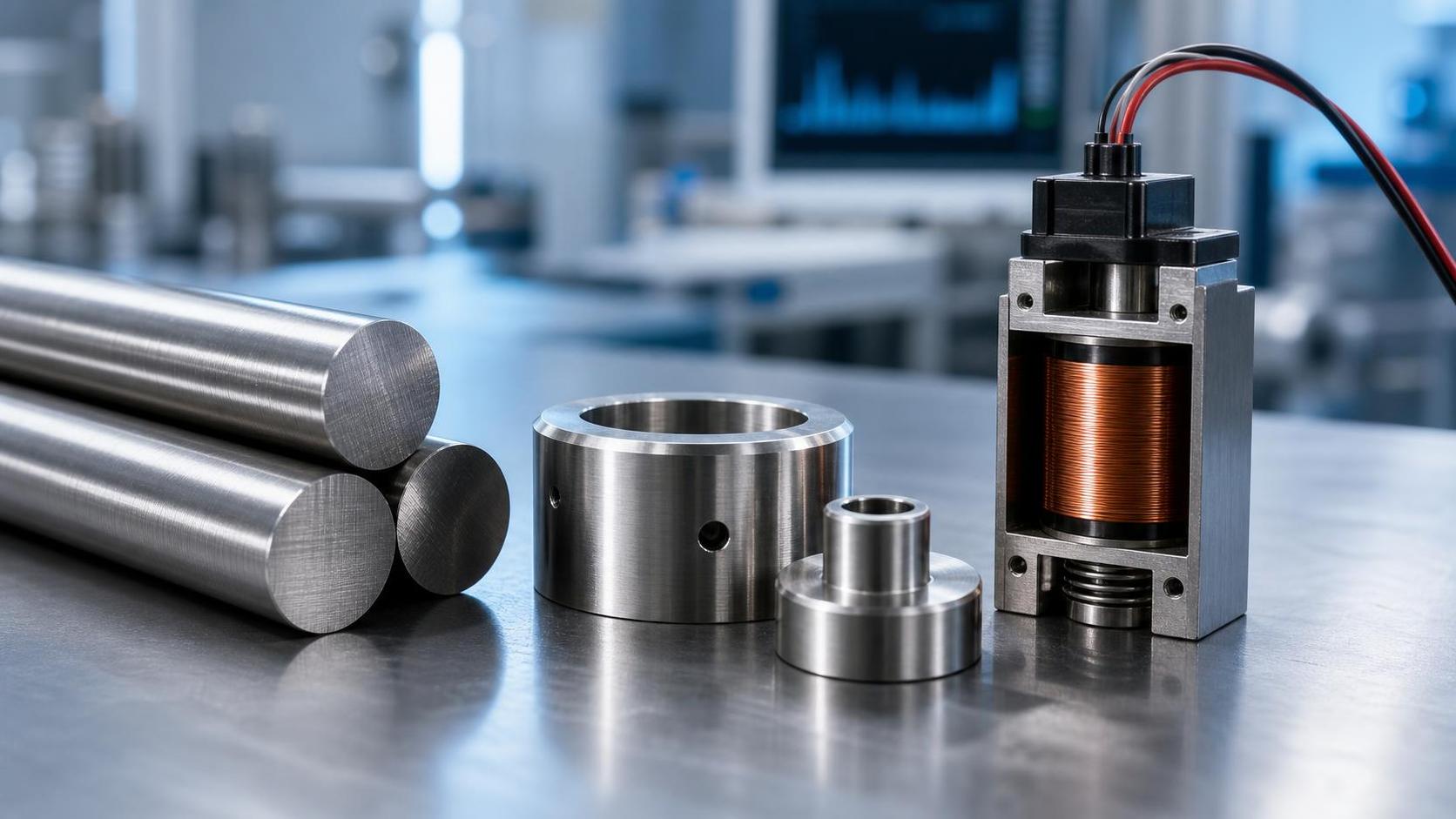 Магнитная стабильность стального прутка 1J38 и области её практического применения