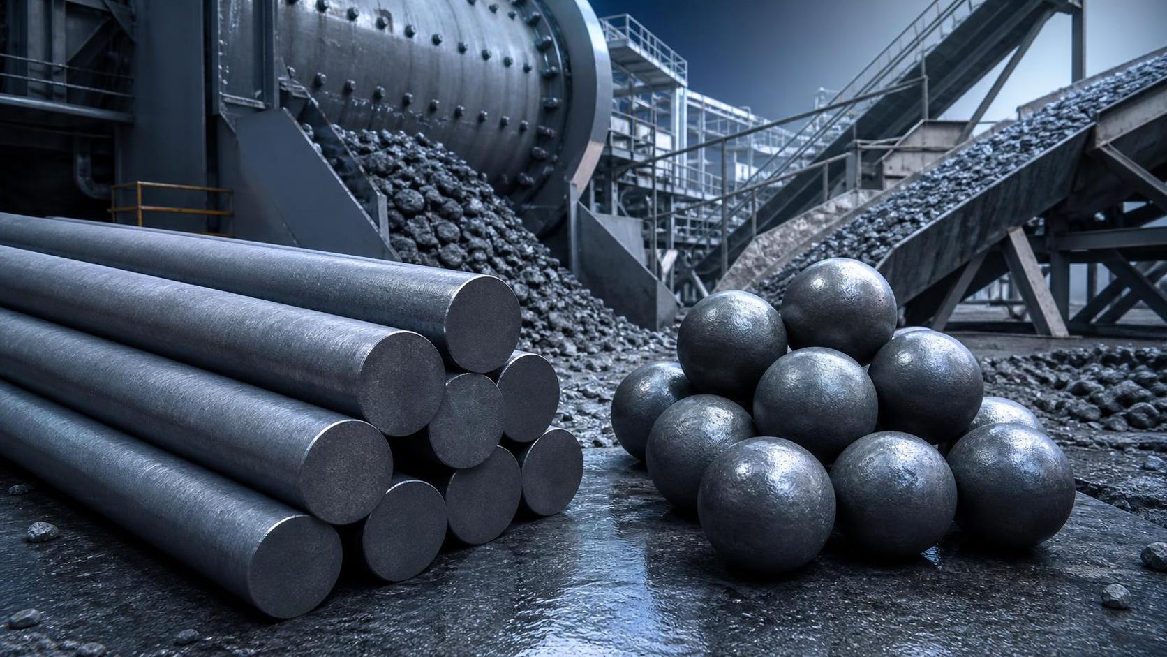 Grinding Steel Rods vs Forged Media in Coarse Grinding Applications