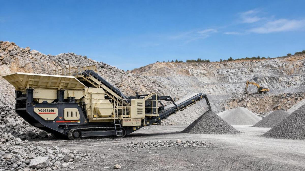 When does a mobile crushing station for small quarry work make sense? Когда целесообразно использовать мобильную дробильную установку для небольшого карьера?