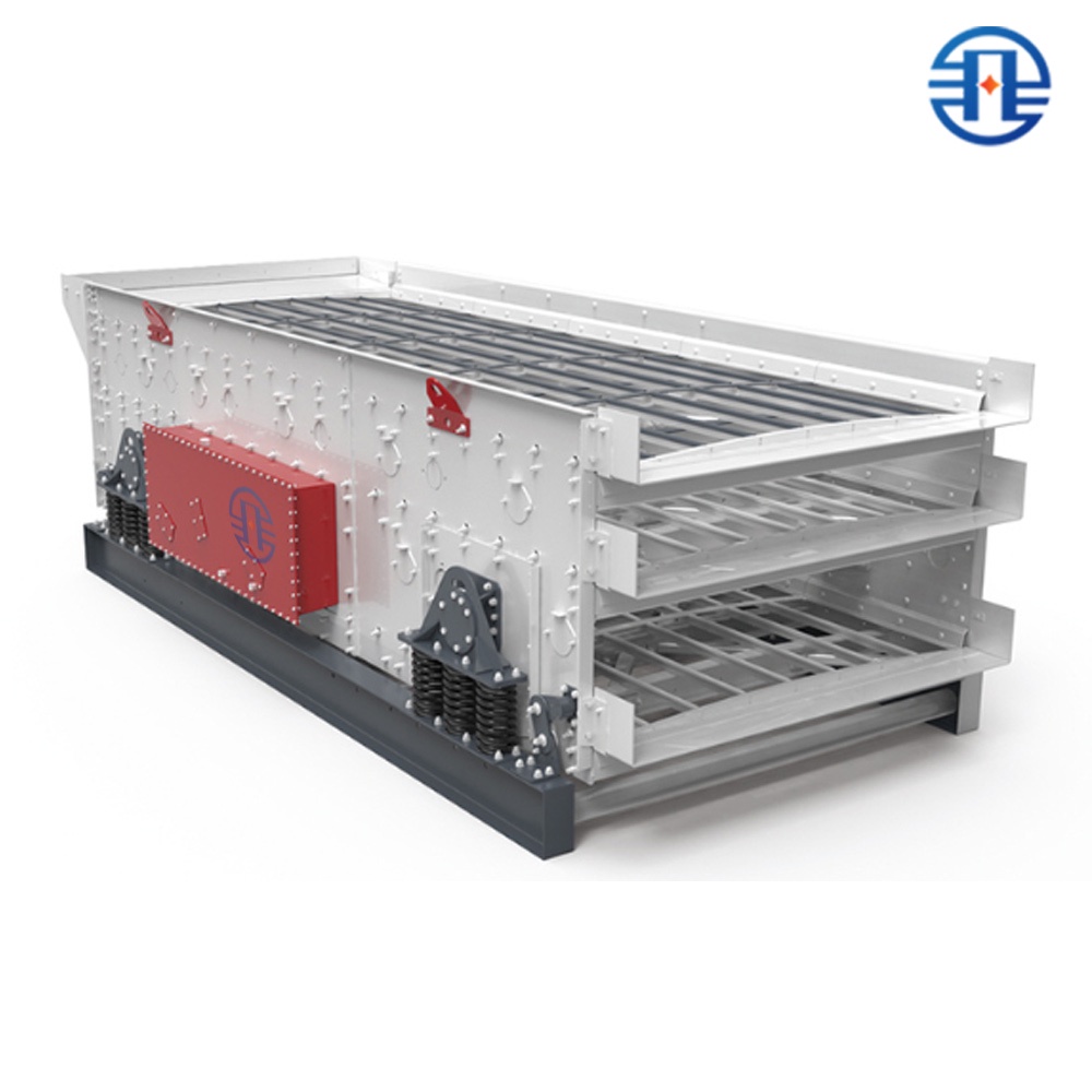 Linha de produção de agregados multicamadas FEIFAN, 200 Tph, trajetória ajustável, projeto personalizado, OEM, crivo vibratório horizontal