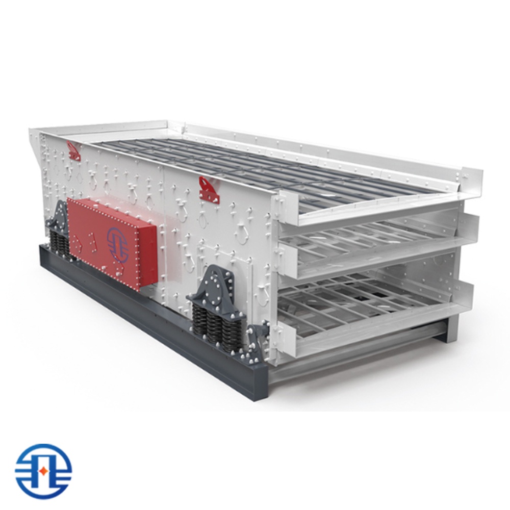 Peneira vibratória horizontal FEIFAN OEM para uso industrial, de alta resistência, para mineração, areia, cascalho e calcário, com certificação CE