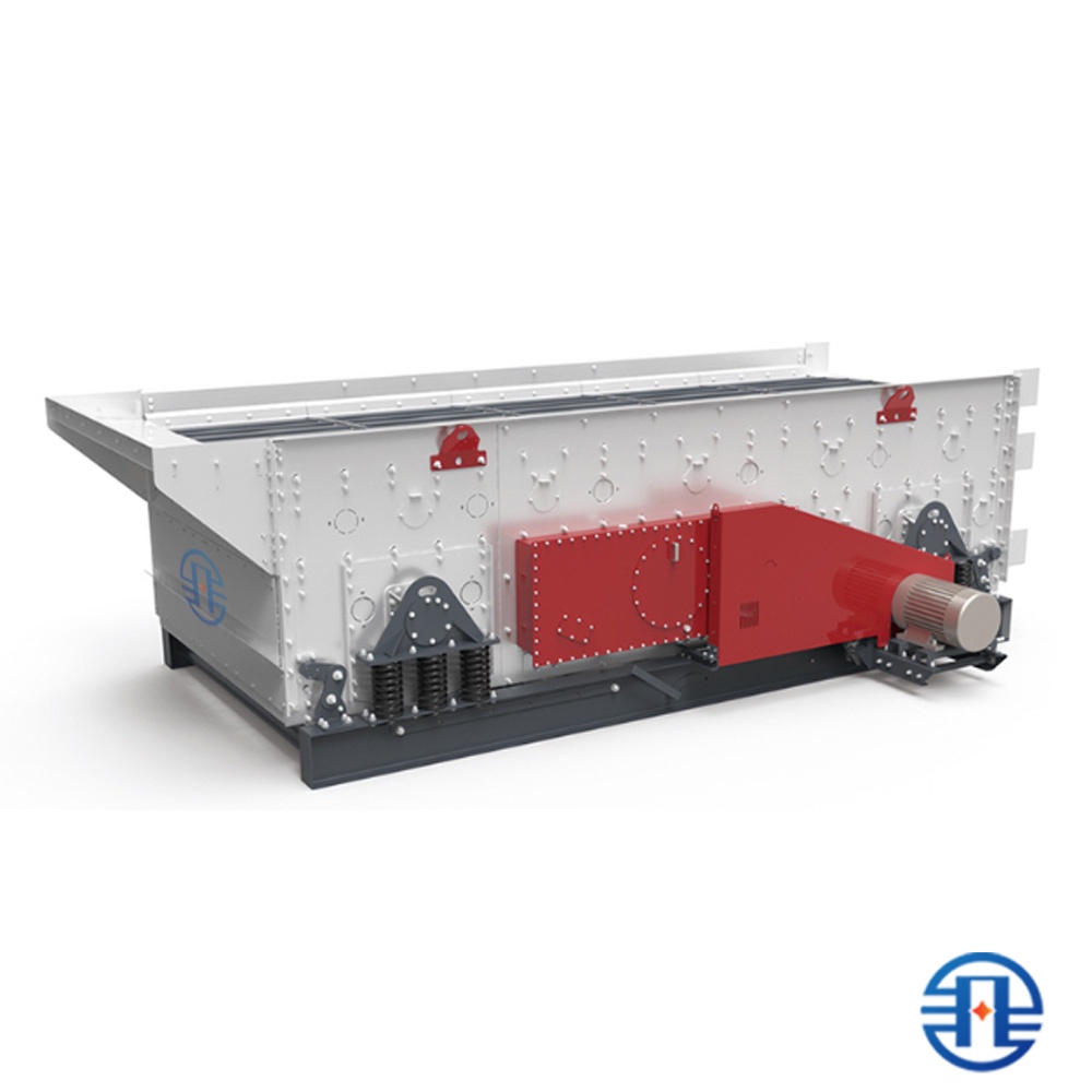 FEIFAN - Peneira vibratória horizontal profissional para o processamento de agregados, com capacidade de 570 Tph, longa vida útil e certificação CE