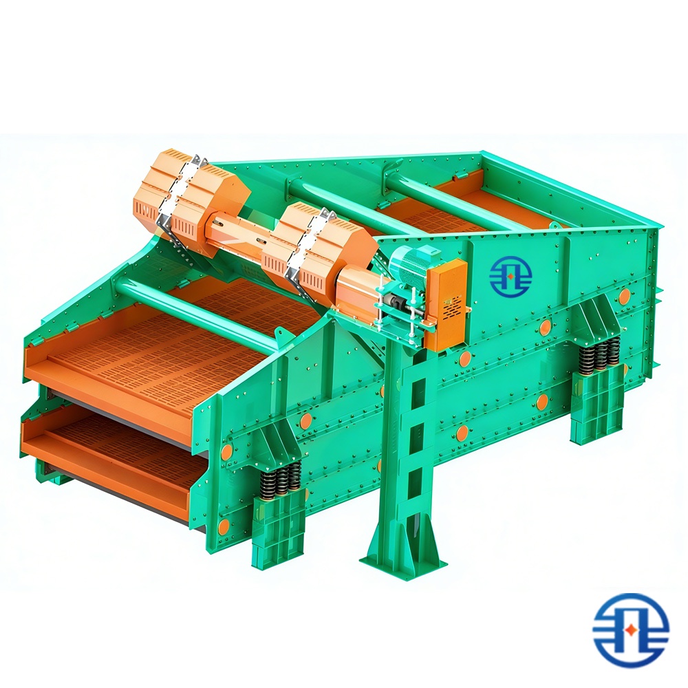 Máquina profissional de peneira vibratória linear para processamento de agregados de mineração certificada CE da FEIFAN