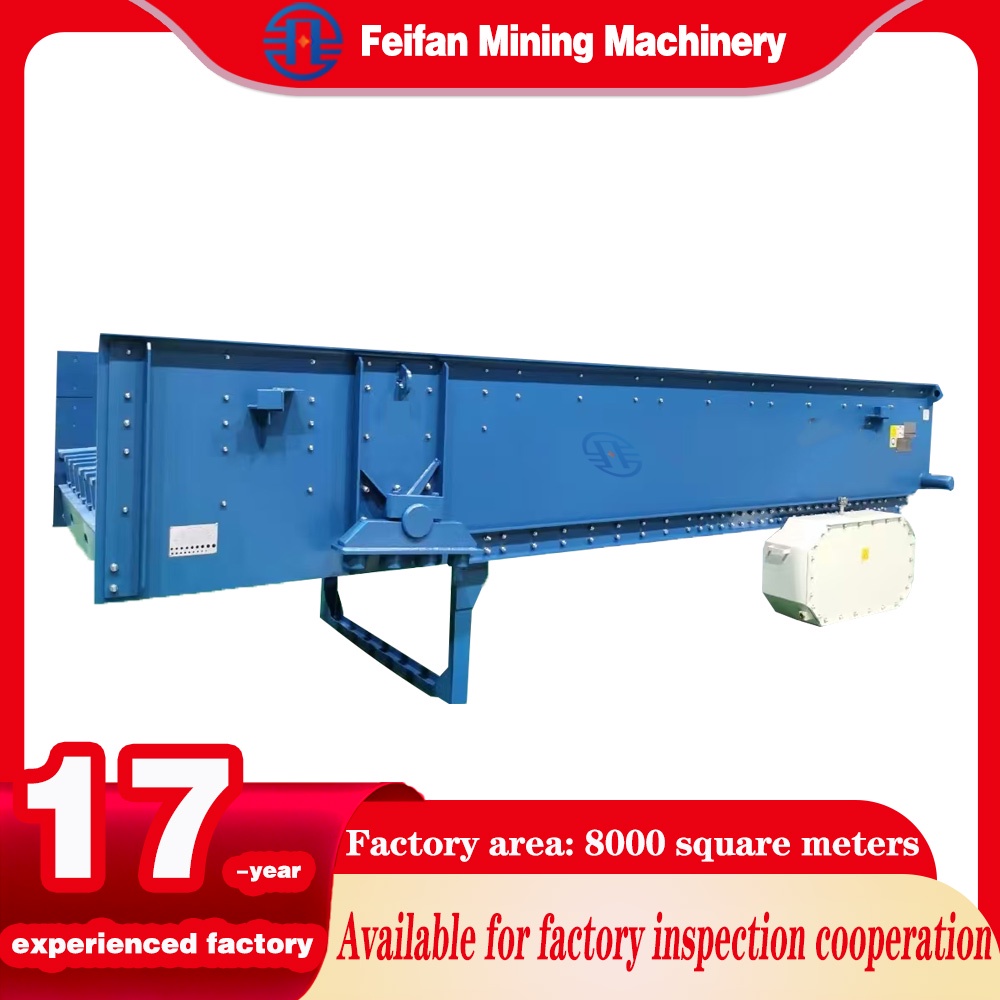 Alimentador vibratório elétrico FEIFAN GZD-1500 com design de absorção de choque para alimentação contínua em planta de fabricação de areia em escala completa Alimentador vibratório elétrico