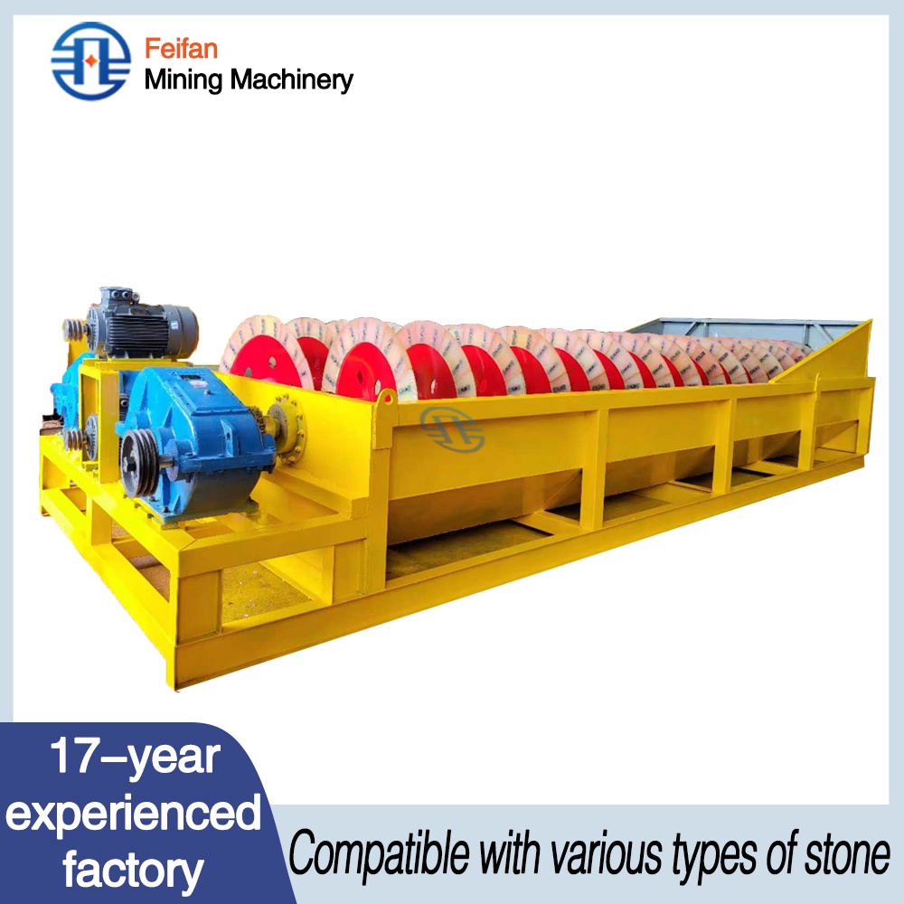 FEIFAN 2FG15 Equipamento de Lavagem de Rejeitos de Mineração de Alta Capacidade com Estrutura de Dupla Espiral e Longa Vida Útil Lavadora de Areia Espiral FEIFAN 2FG15 Equipamento de Lavagem de Rejeitos de Mineração de Alta Capacidade com Estrutura de Dupla Espiral e Longa Vida Útil Lavadora de Areia Espiral