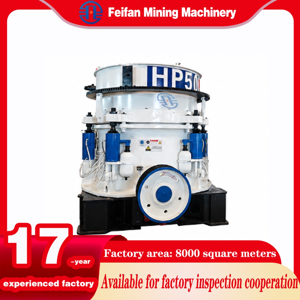 Britador cônico OEM dedicado a minério com estrutura otimizada para máquina de processamento de britagem de minério de ferro e minério de cobre 