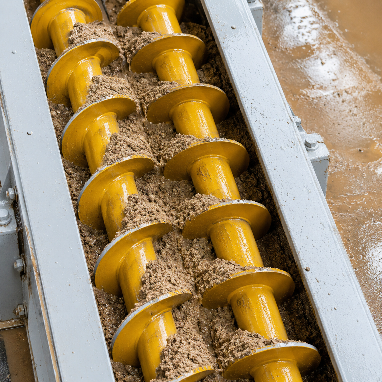 FEIFAN 2FG15 Equipamento de Lavagem de Rejeitos de Mineração de Alta Capacidade com Estrutura de Dupla Espiral e Longa Vida Útil Lavadora de Areia Espiral