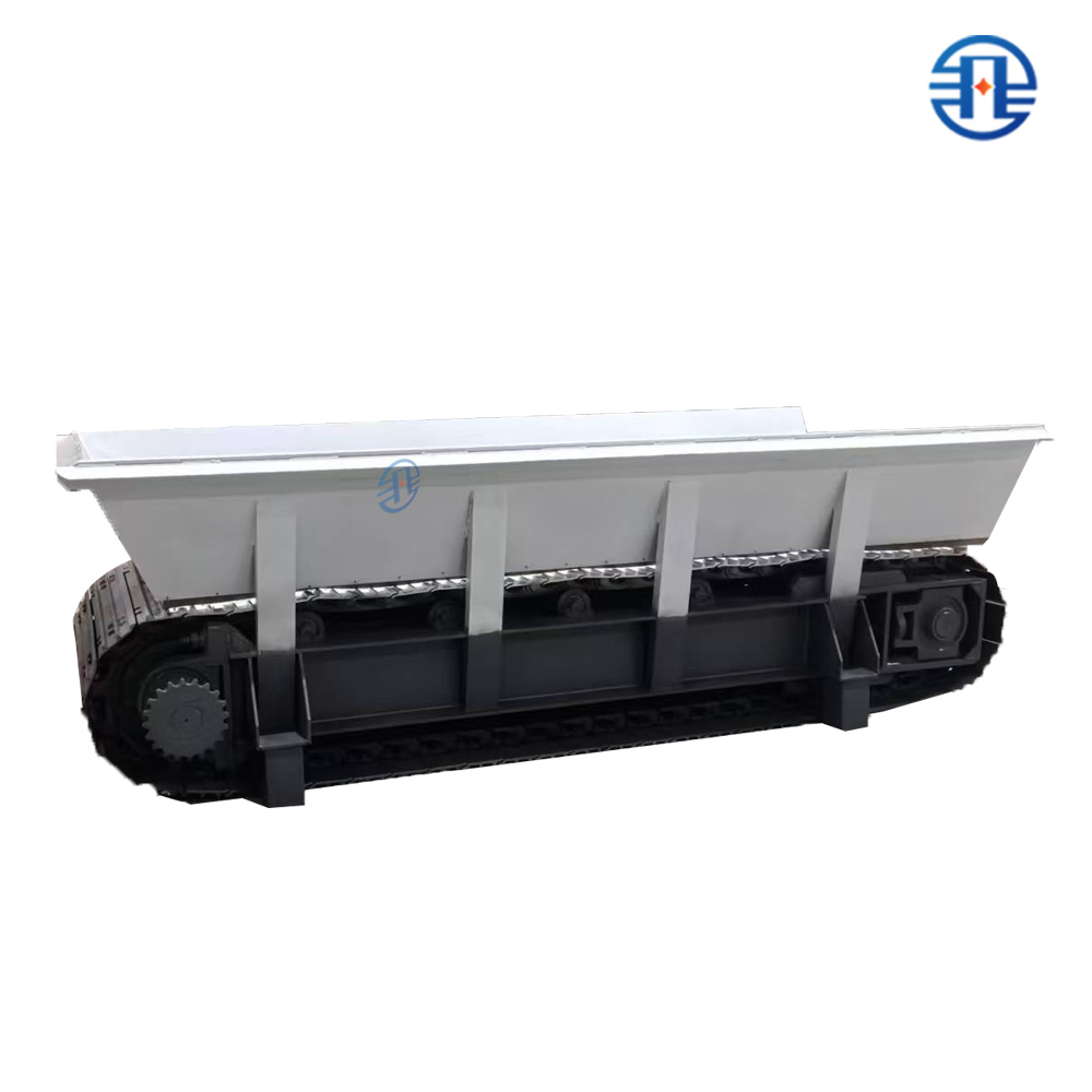 Alimentador de placas de servicio pesado FEIFAN TDG-10 con placa de cadena engrosada y gran capacidad de carga para grandes canteras y transporte de roca dura 