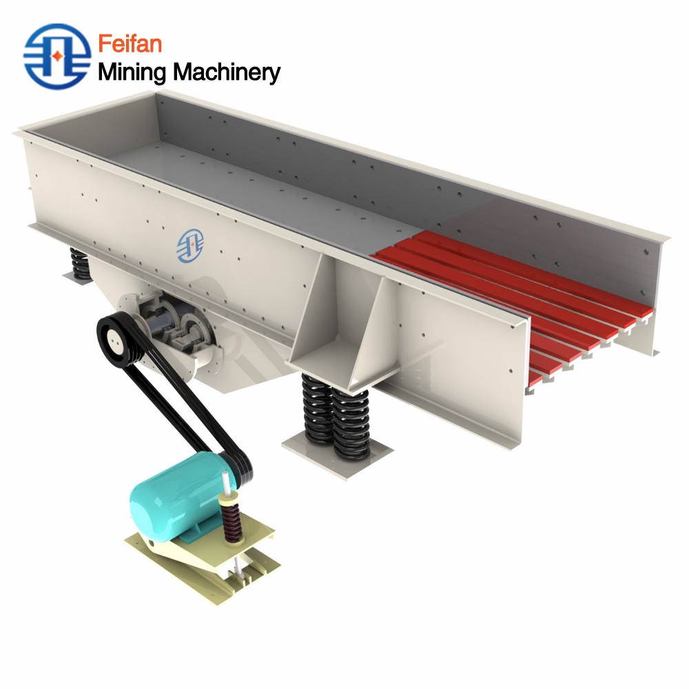 Máquina de trabajo OEM de estructura compacta y ahorro de espacio con amplitud ajustable para cantera a pequeña escala y procesamiento de mineral