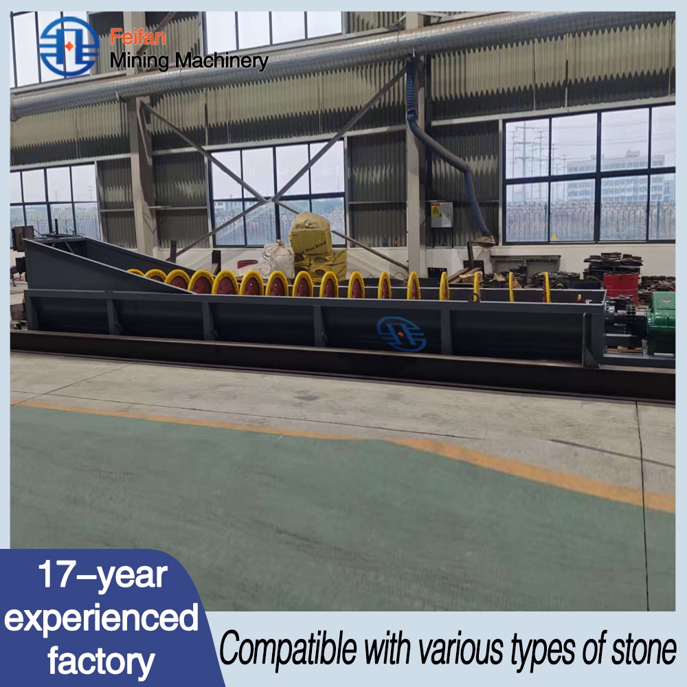 FEIFAN FG10 Equipo de lavado de estructura compacta para arena de dosificación de concreto con alta eficiencia de limpieza, lavadora de arena espiral  