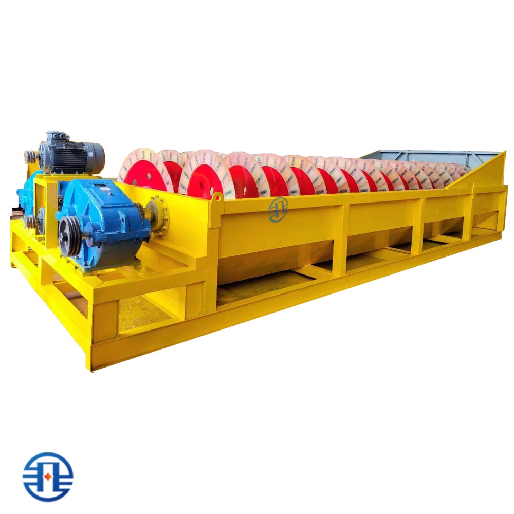 FEIFAN FG12 Equipo de diseño de tanque de autosedimentación de bajo desgaste para lavado de feldespato y lavadora de arena espiral con salida de deshidratación estable  