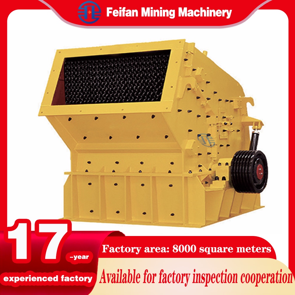 FEIFAN Cavidad de trituración optimizada Tecnología moderna Alto rendimiento Trituradora de impacto para procesamiento de arena y grava minera