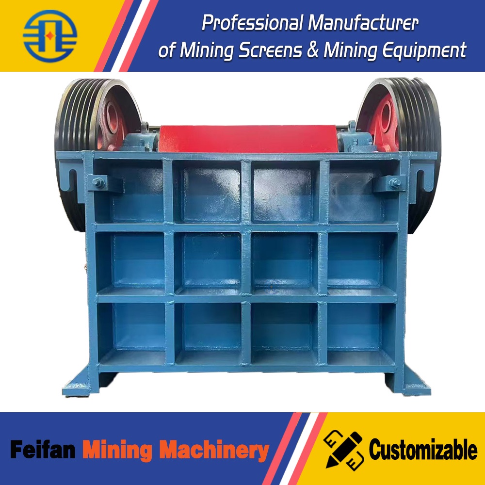 Diseño de trituradora de doble mandíbula FEIFAN PXE, bastidor modular, CE & EPA, trituradora adecuada para la industria del reciclaje & la trituración de piedra caliza a 180 Rpm