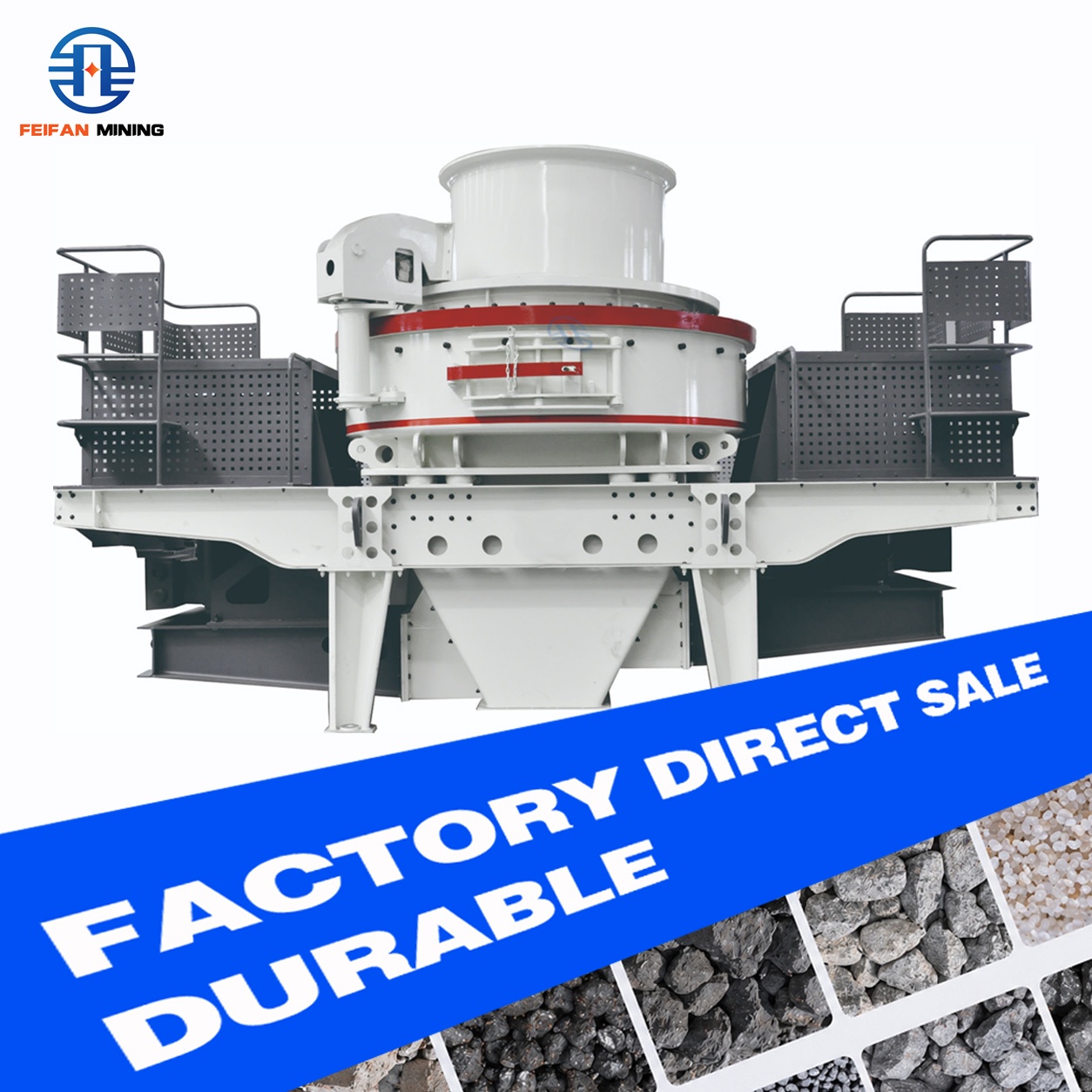 OEM Ajuste preciso del módulo de finura VSI-6000 con potencia de 90-400kW e ISO9001 para máquina de agregados de concreto de alta calidad