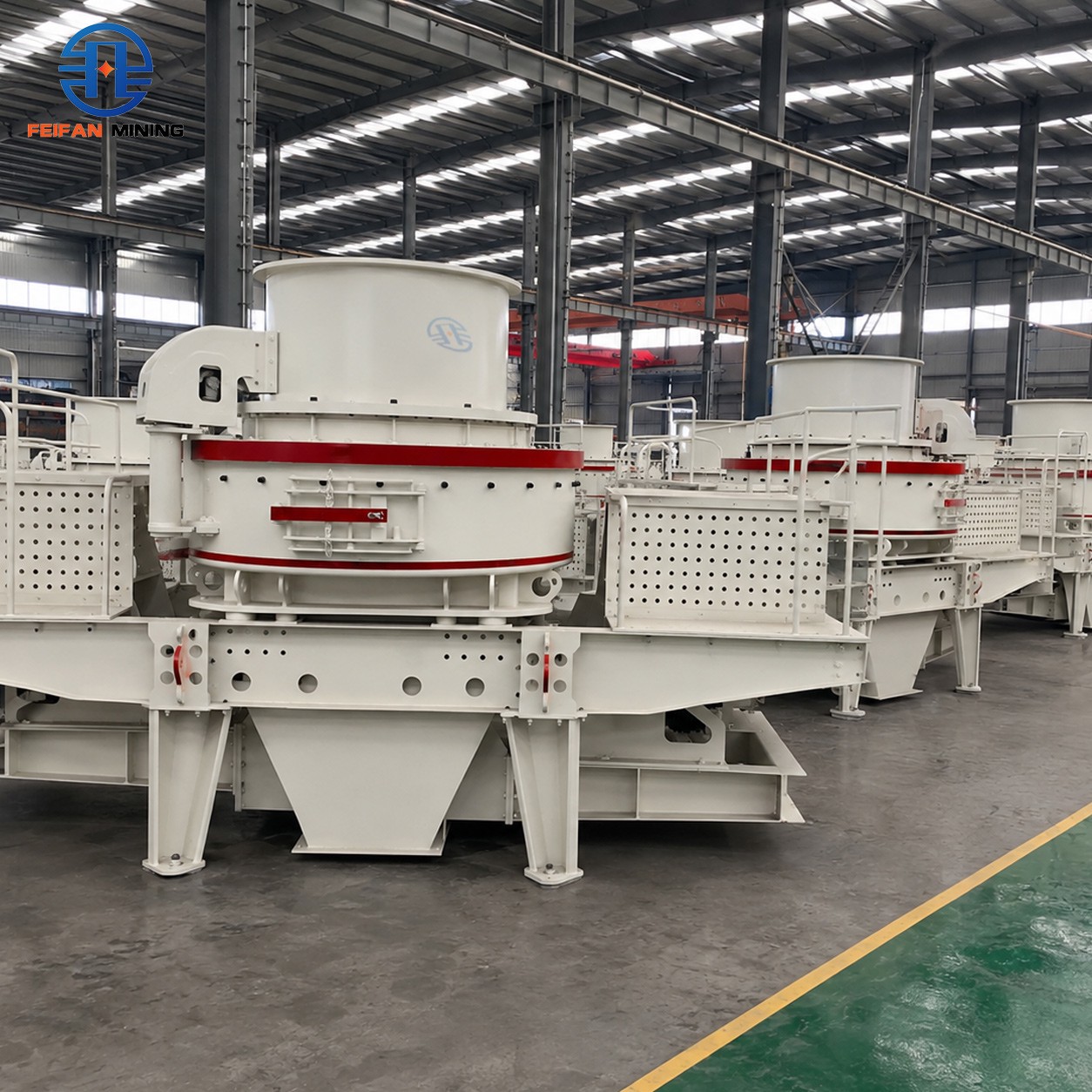 Máquina OEM VSI-8000 de gran volumen para manipulación de materiales, con rotor abierto y lubricación por aceite fino, para el procesamiento fino de mineral de cuarzo