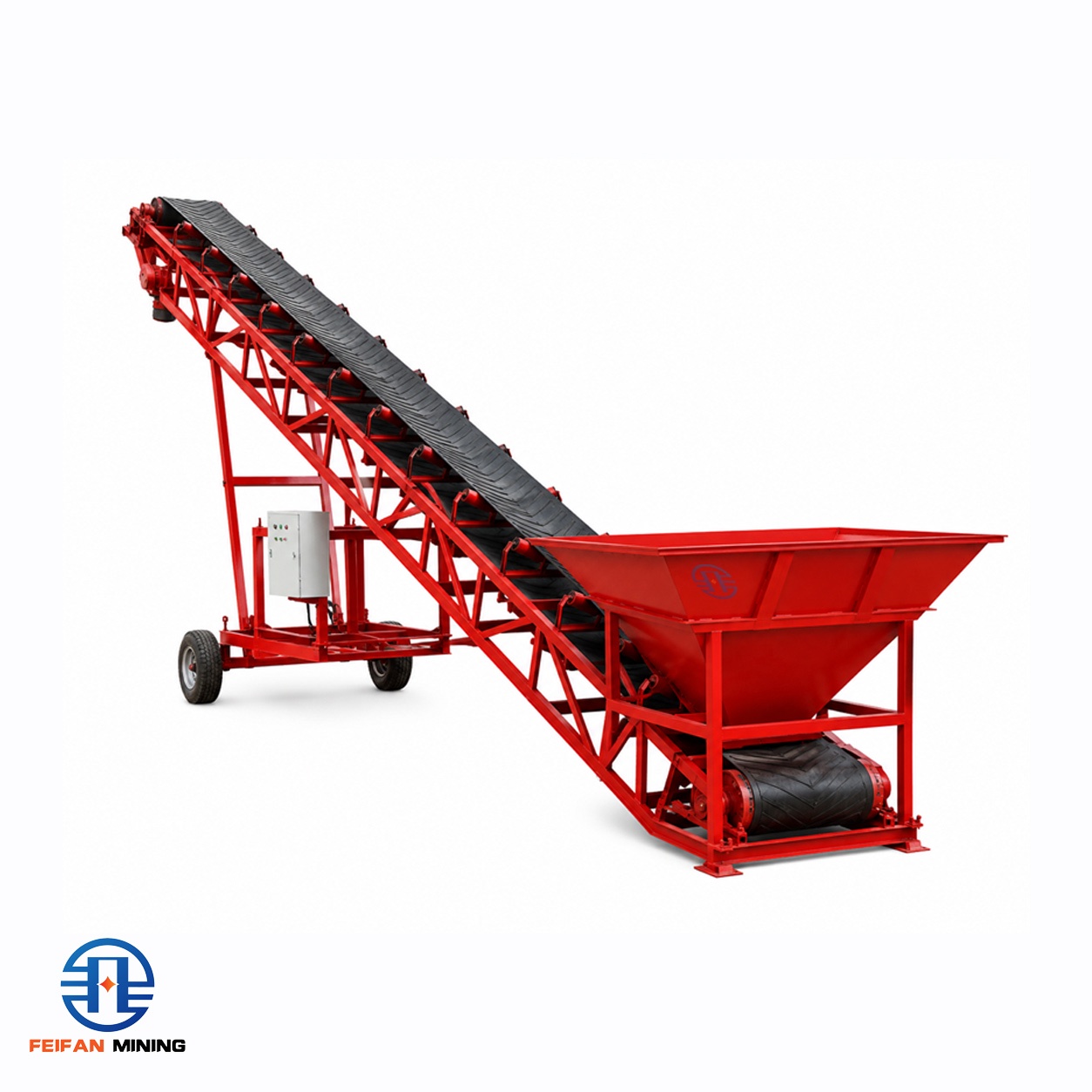 Transportador de banda de alta carga | Equipo de transporte para taller de trituración de áridos, mineral de minería
