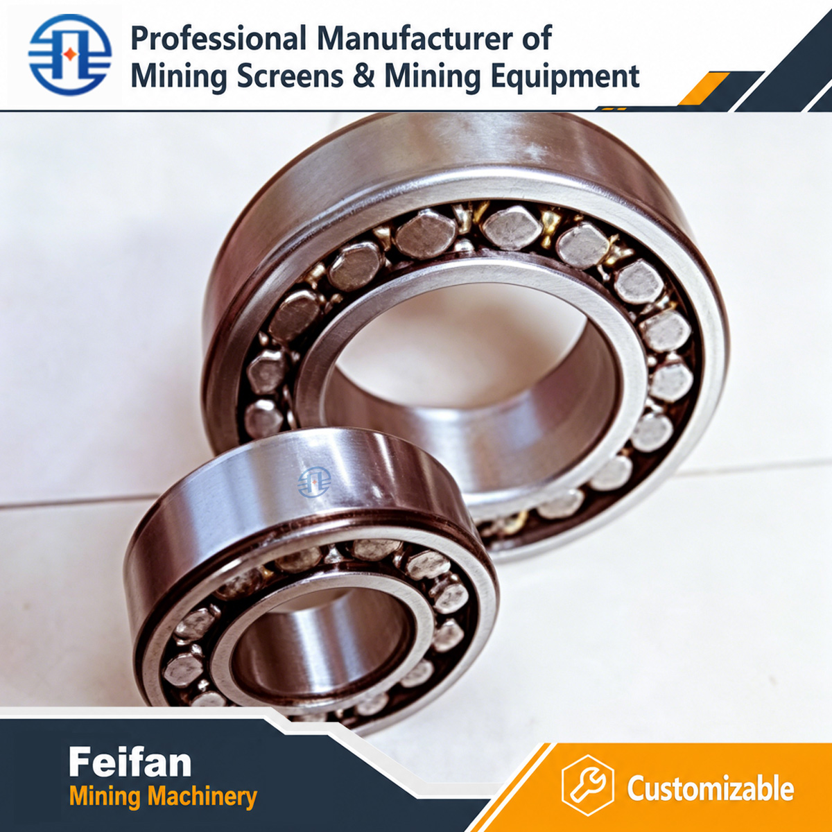 Solución completa FEIFAN OEM de piezas de desgaste para equipos de minería para trituradora de mandíbulas, trituradora de cono, trituradora de impacto y sistema de cribado
