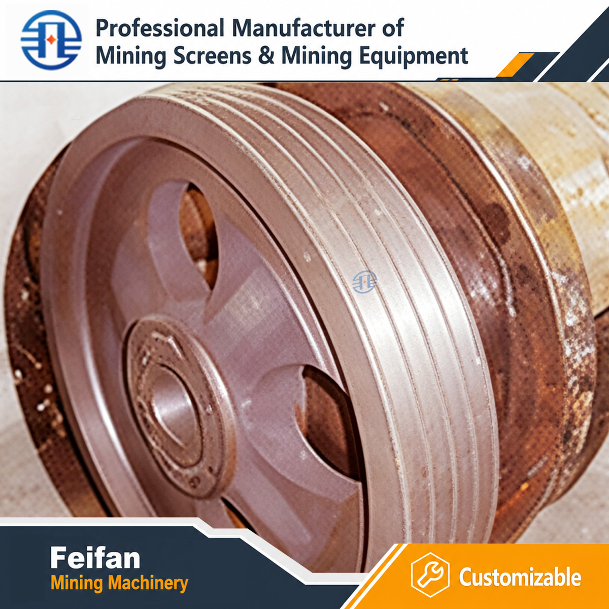 FEIFAN OEM Repuestos para trituradoras mineras, gama completa de componentes resistentes al desgaste para línea de producción de agregados