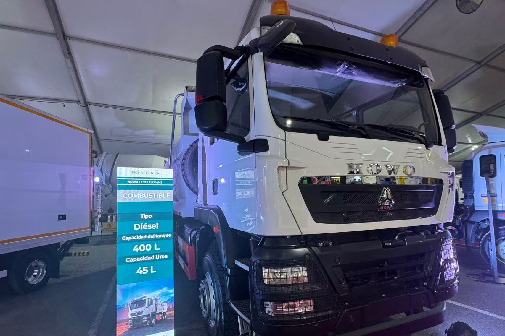SINOTRUK brilla con fuerza en ExpoTransporte ANPACT en México