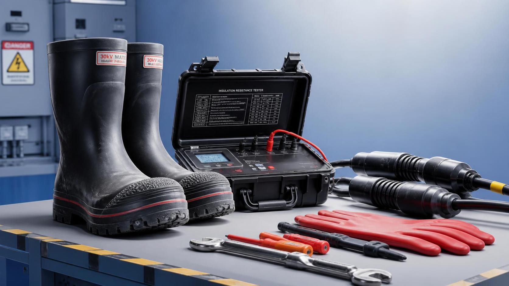 Wann müssen isolierende Stiefel nach täglicher Arbeit an elektrischen Anlagen ersetzt werden