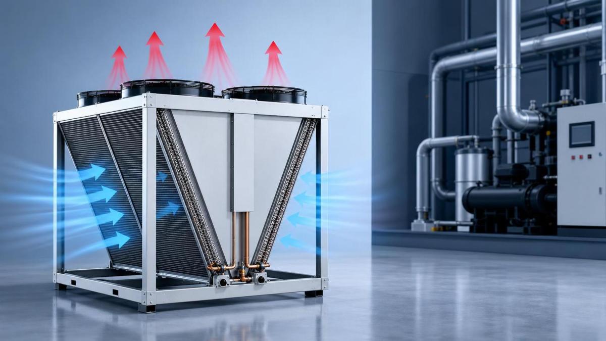 What Airflow Conditions Make a V-Type Condenser More Efficient? Какие условия воздушного потока делают V-образный конденсатор более эффективным?