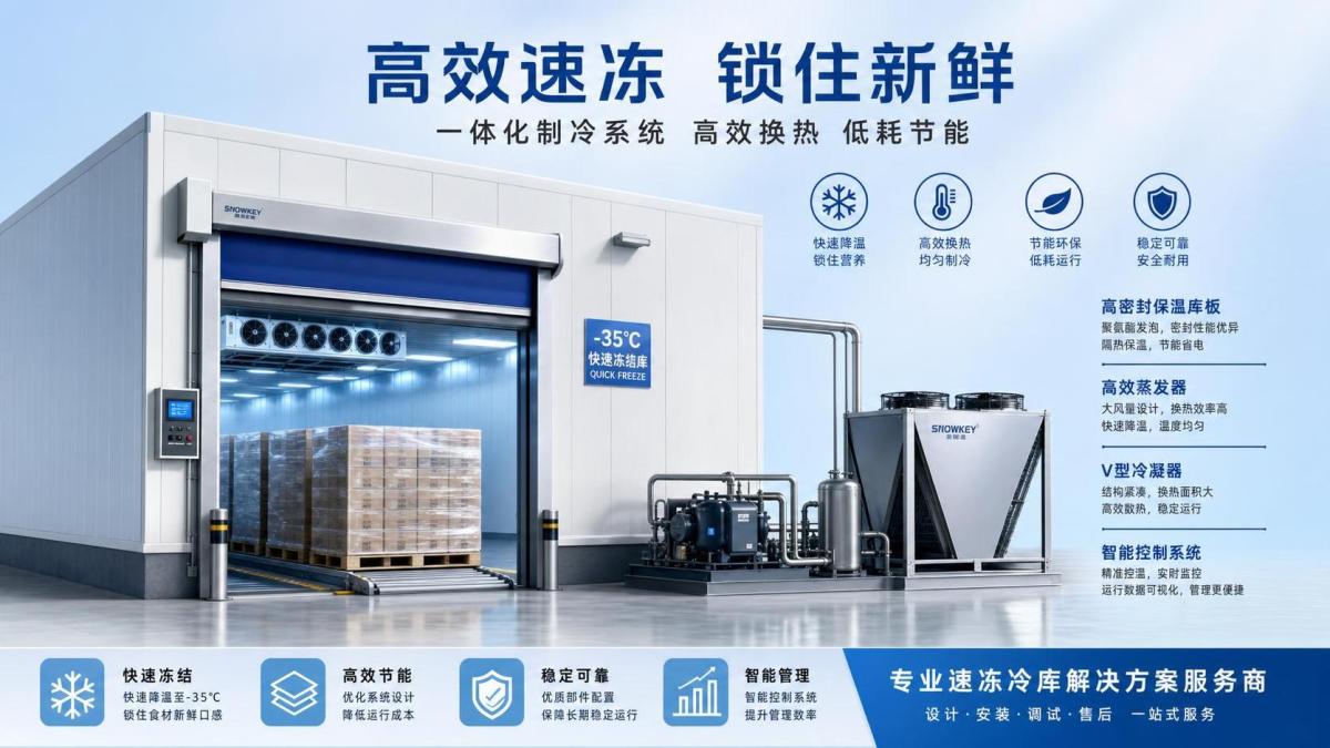 What Affects the Operating Cost of a Quick-Freezing Cold Room Most? Что больше всего влияет на эксплуатационные расходы камеры шоковой заморозки?