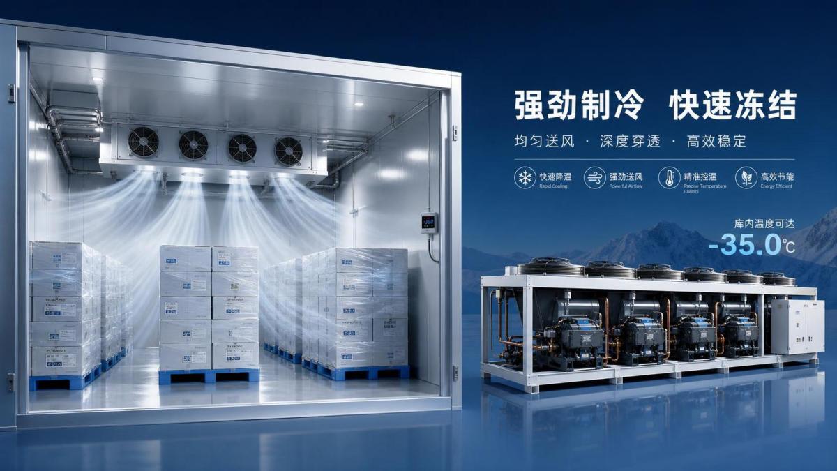 How Fast Should a Quick-Freezing Cold Room Pull Down Product Temperature? ¿Qué tan rápido debe una cámara frigorífica de congelación rápida reducir la temperatura del producto?