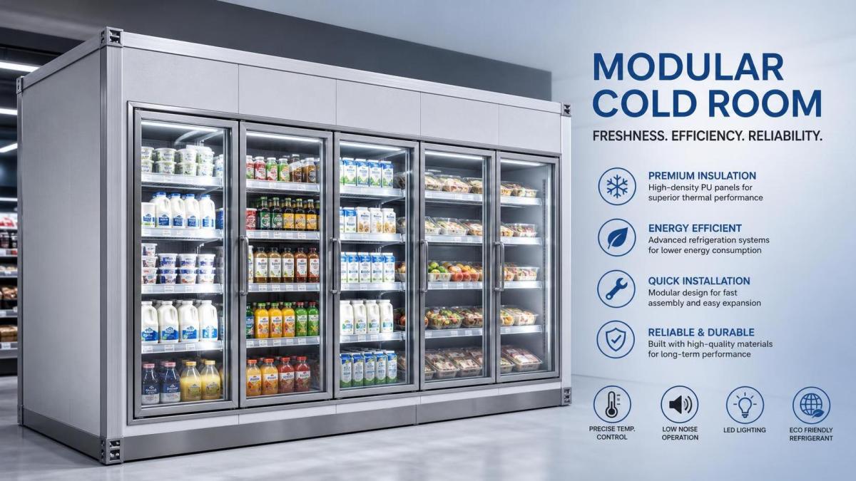 Cómo está cambiando la demanda de proyectos de cámaras frigoríficas expositoras en el comercio minorista de alimentos