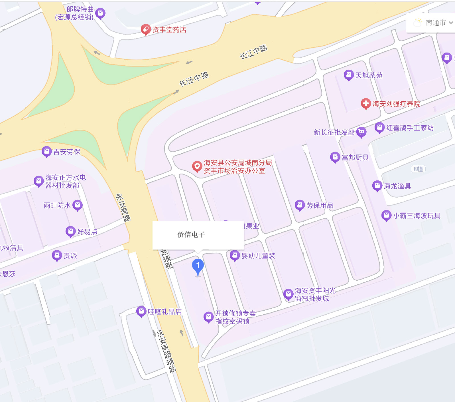 联系我们地图