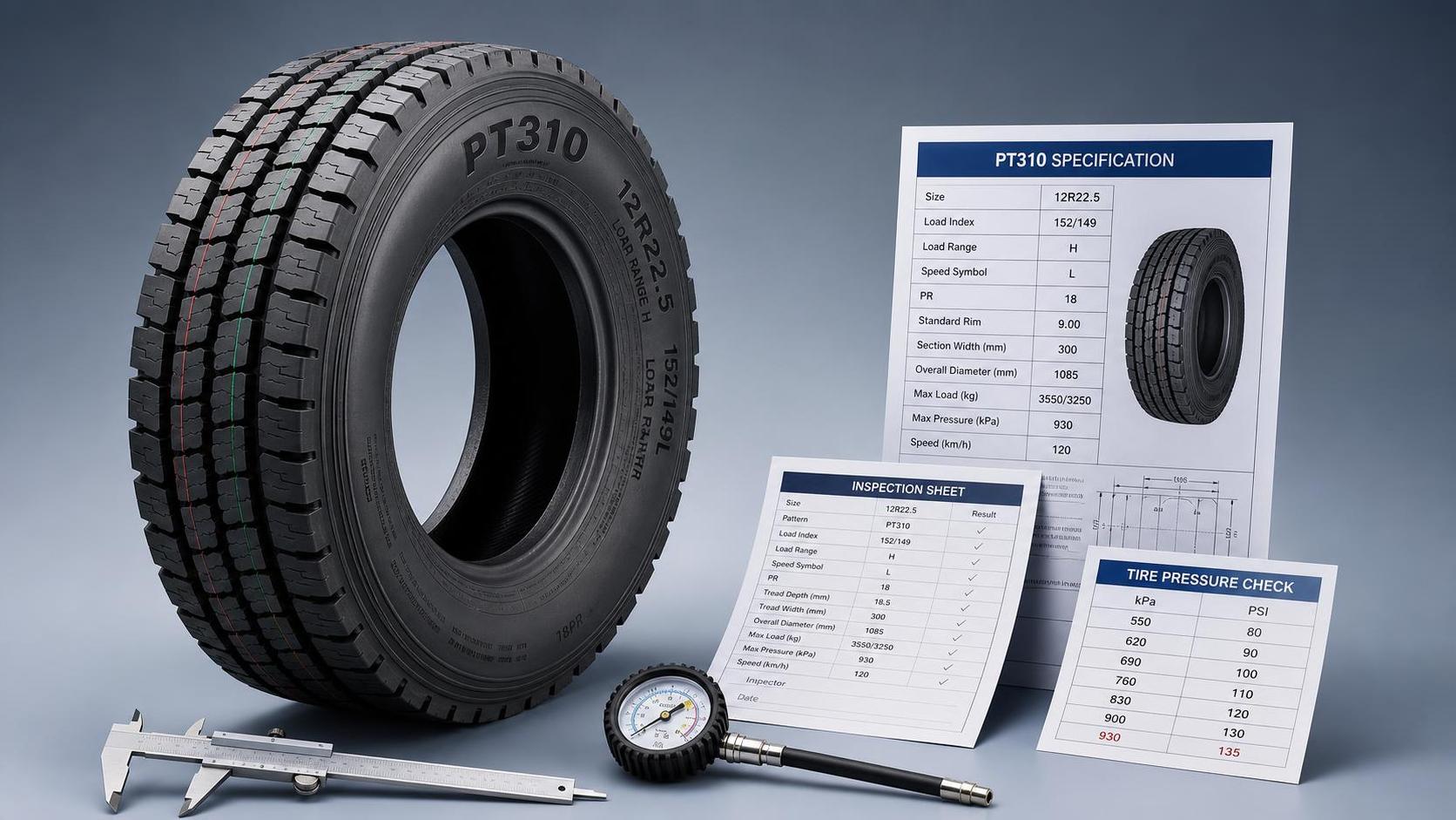 PT310 Load Rating and Speed Symbol: How to Read the Spec Correctly