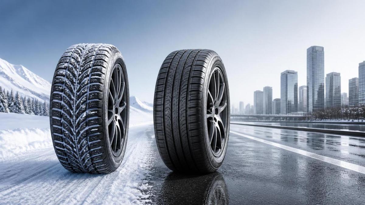 Winter vs All-Season PCR Tires Neumáticos PCR de invierno frente a neumáticos para todas las estaciones