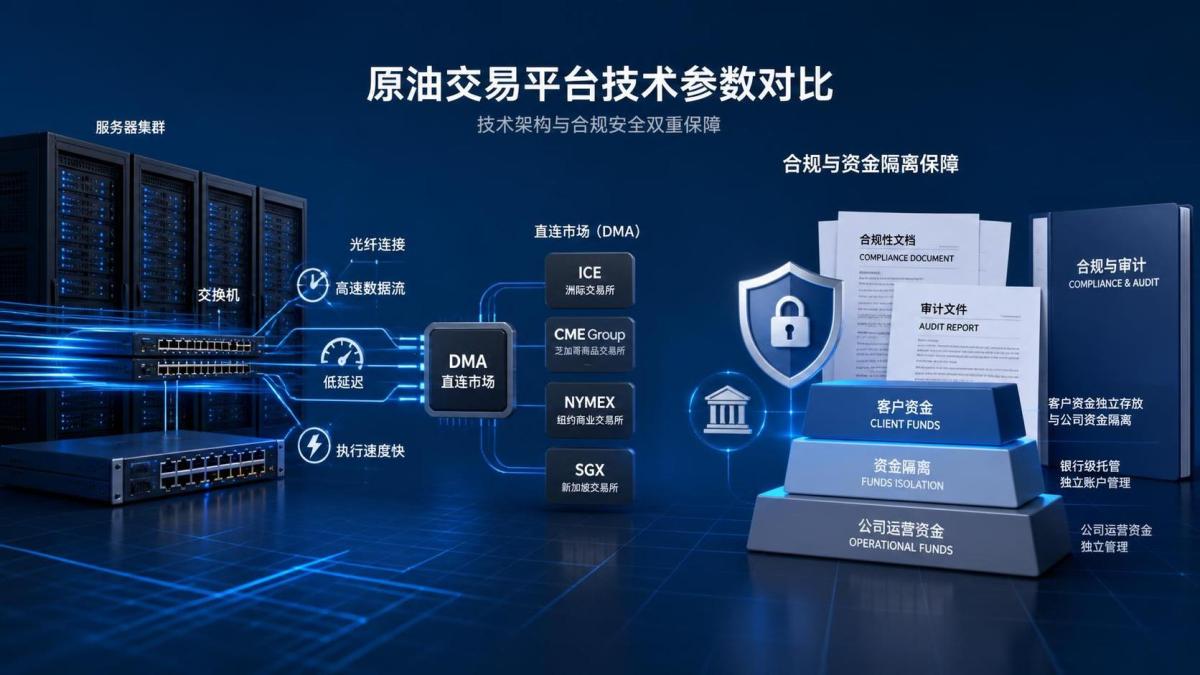 原油交易平台的技术参数对比：延迟、执行速度与合规性
