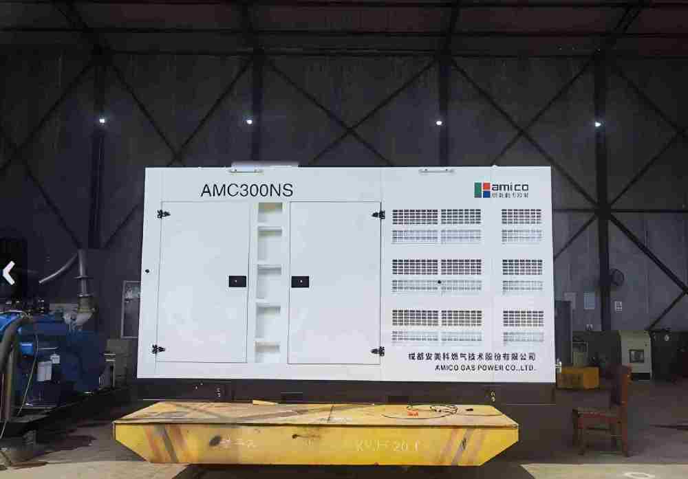 Grupo electrógeno de gas contenedorizado de 300kW