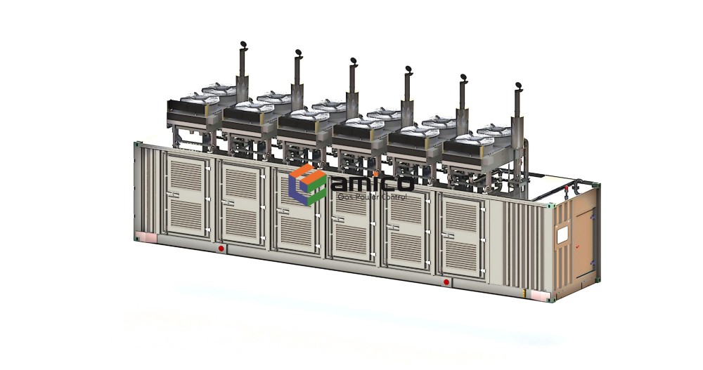 Grupo electrógeno de gas natural de 1800 kW