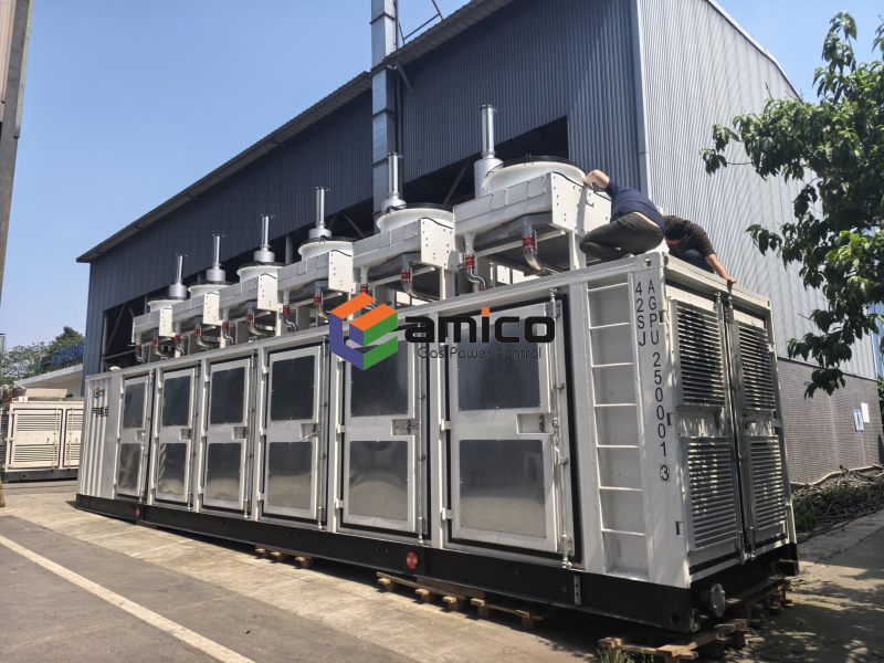 Grupo electrógeno de gas natural de 1800 kW