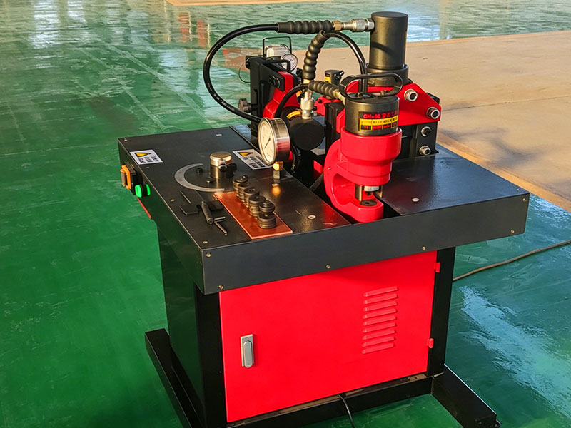 DXJ-150 Máquina dobladora hidráulica de barras colectoras