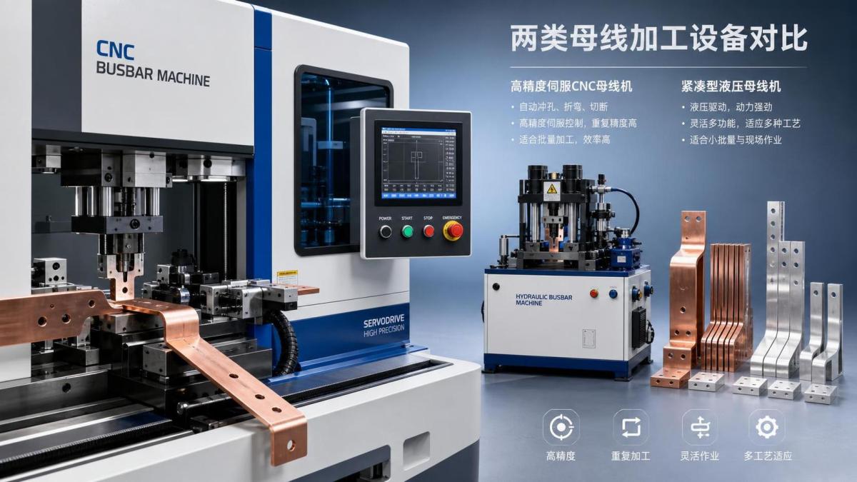 Servo CNC Busbar Machine vs Hydraulic Models: Key Differences That Matter