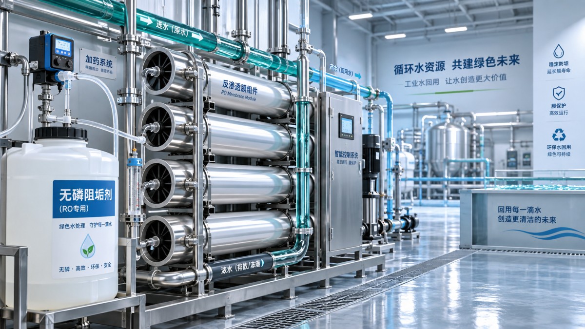 When is a phosphorus-free RO antiscalant right for water reuse? Когда бесфосфорный антискалант для RO подходит для повторного использования воды?