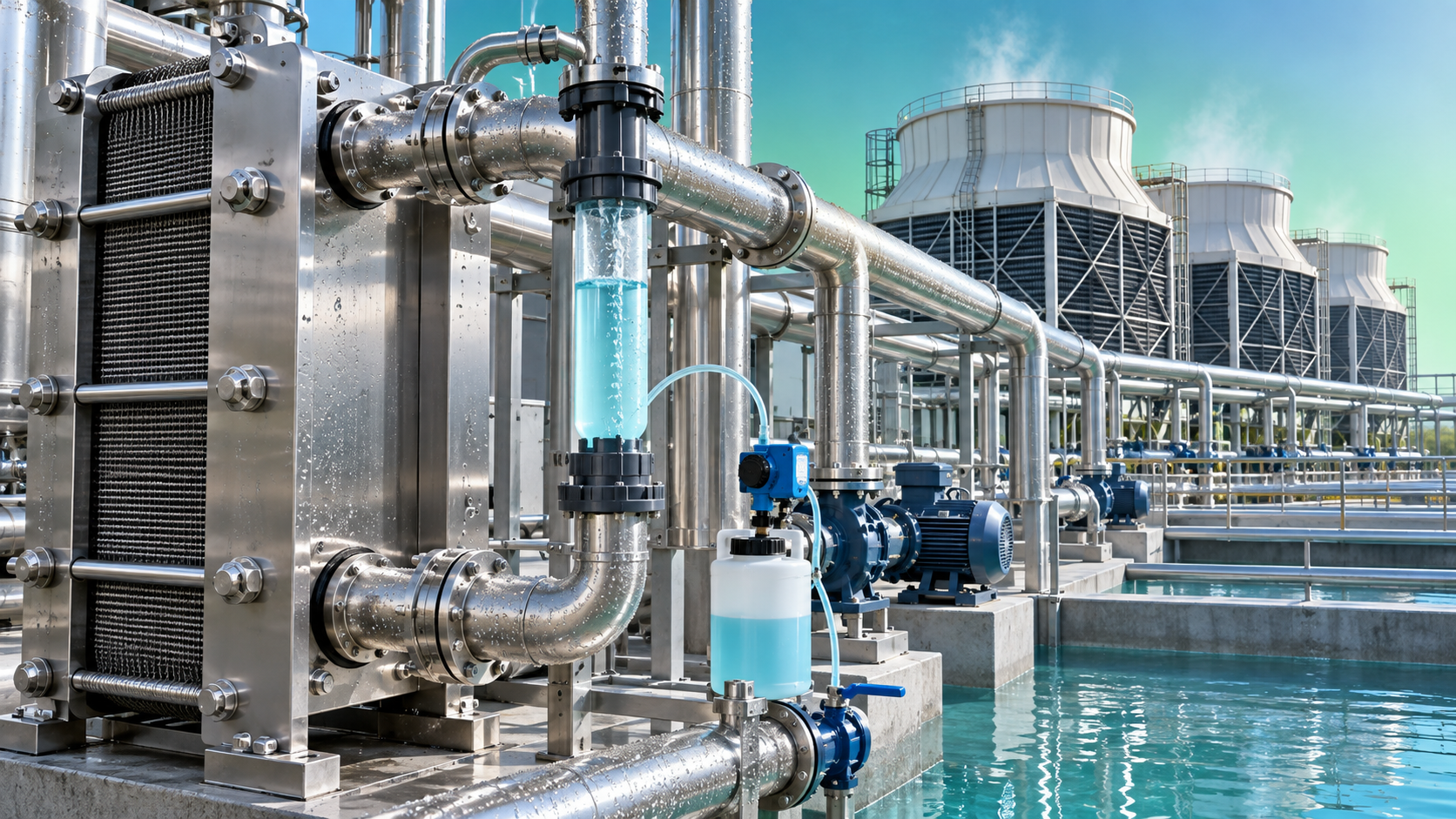 When does DTPMPA CAS 15827-60-8 fit cooling-water scale control?
