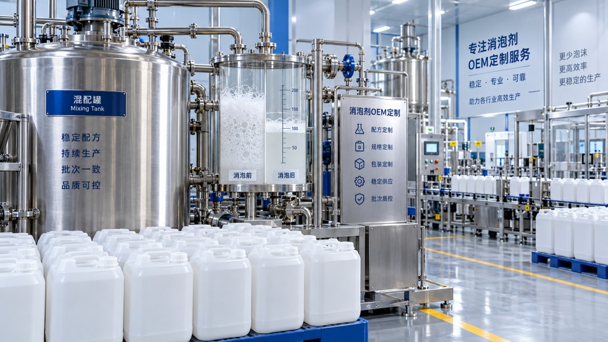 When defoamer OEM production makes sense for private label chemicals Когда OEM-производство пеногасителей целесообразно для химикатов под собственной торговой маркой