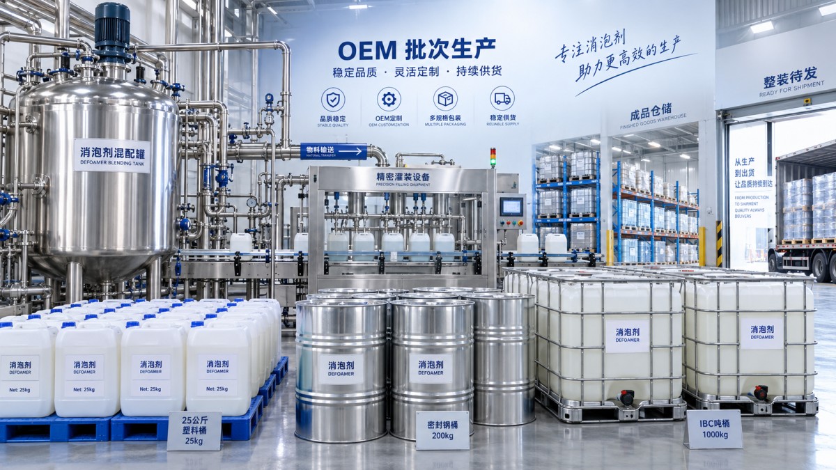Какой минимальный объем заказа следует ожидать от OEM-производителя пеногасителей