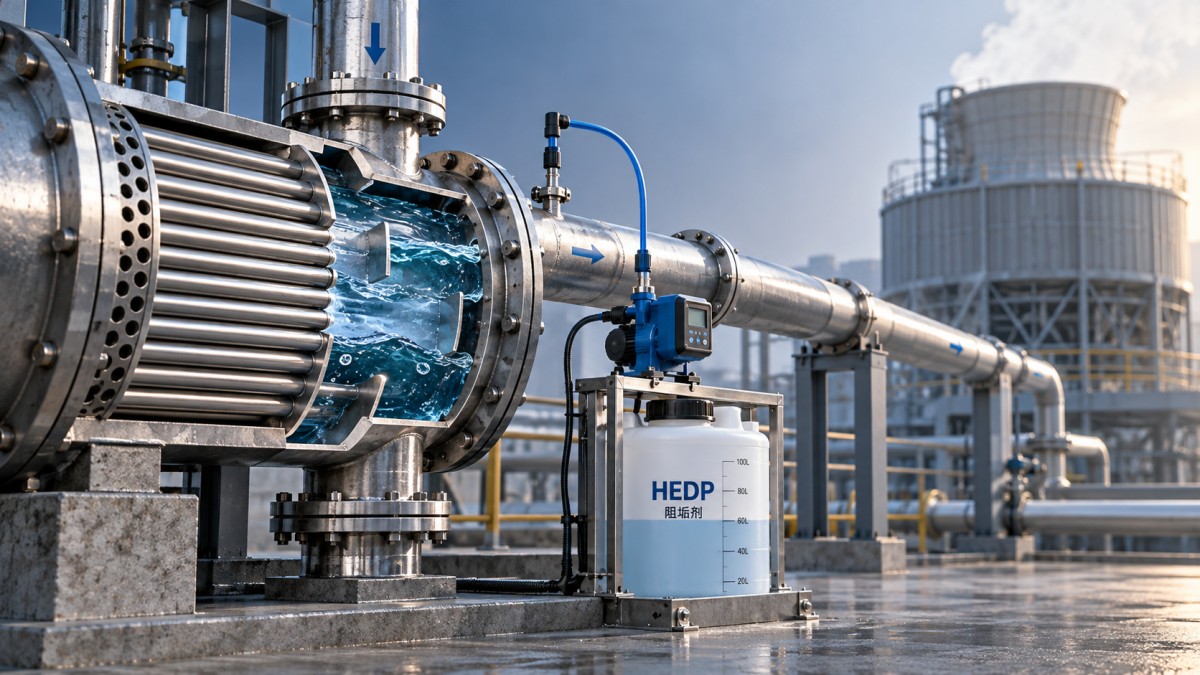 Как действует ингибитор отложений HEDP в оборотной охлаждающей воде?