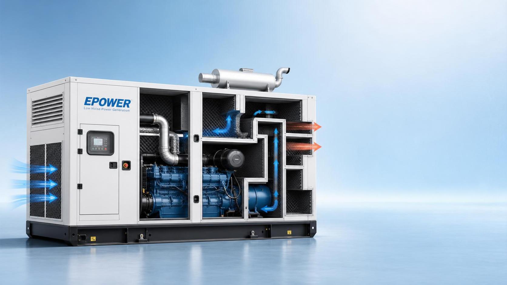 EPOWER低噪音发电机组在噪音控制方面表现如何