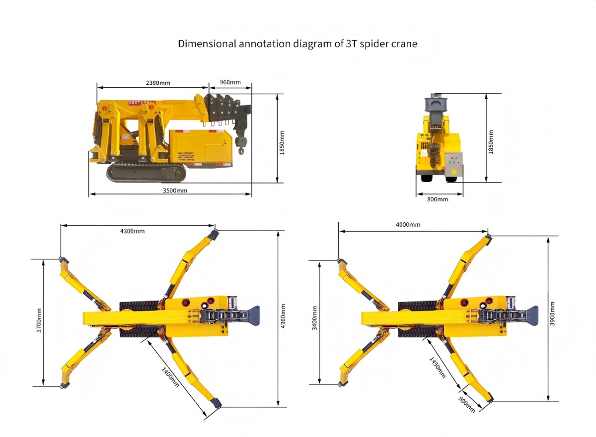 3T-Crawler Spider Crane 3T-Crawler Spider Crane