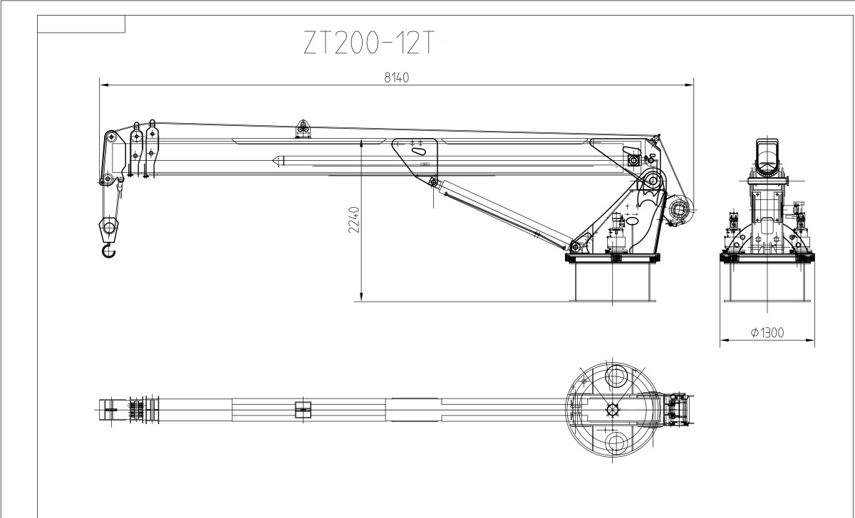 12T Crane layout plan