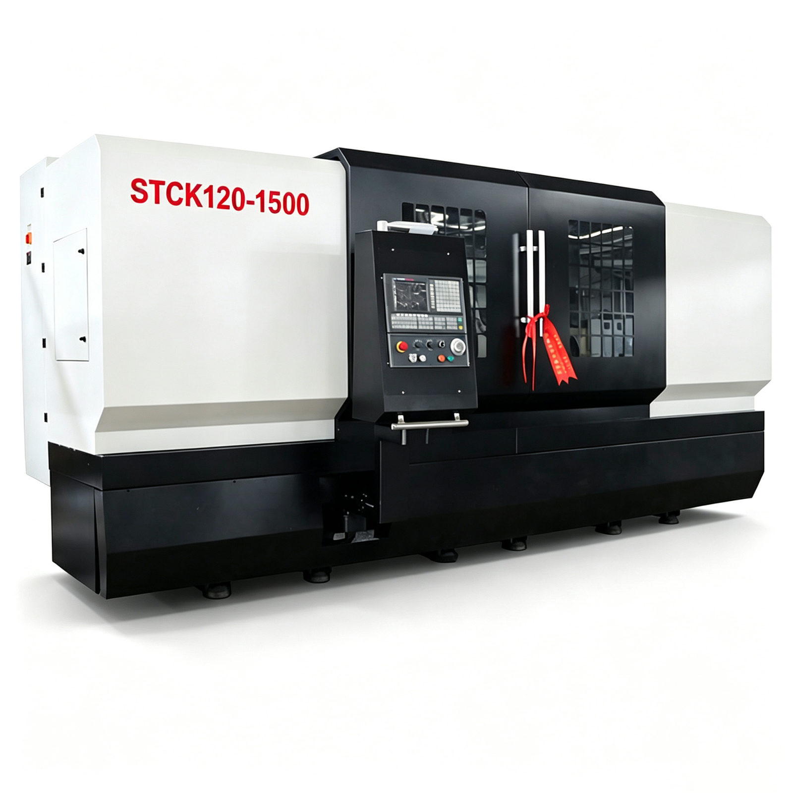 STCK120-1500 Токарный станок с плоской станиной и двумя головками