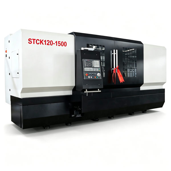 STCK120-1500 Токарный станок с плоской станиной и двумя головками