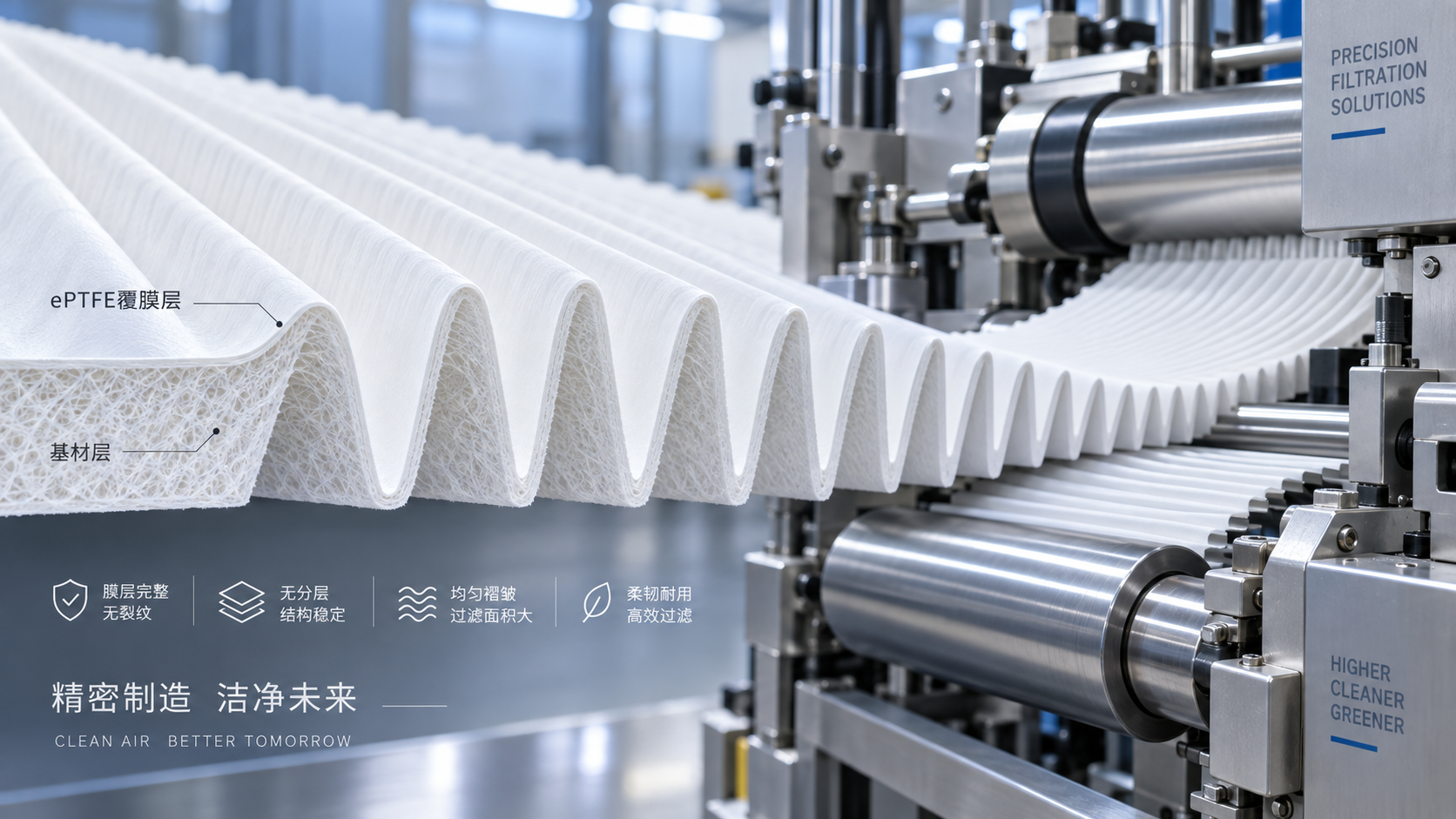 Can ePTFE-Laminated Media Be Pleated Without Cracking?