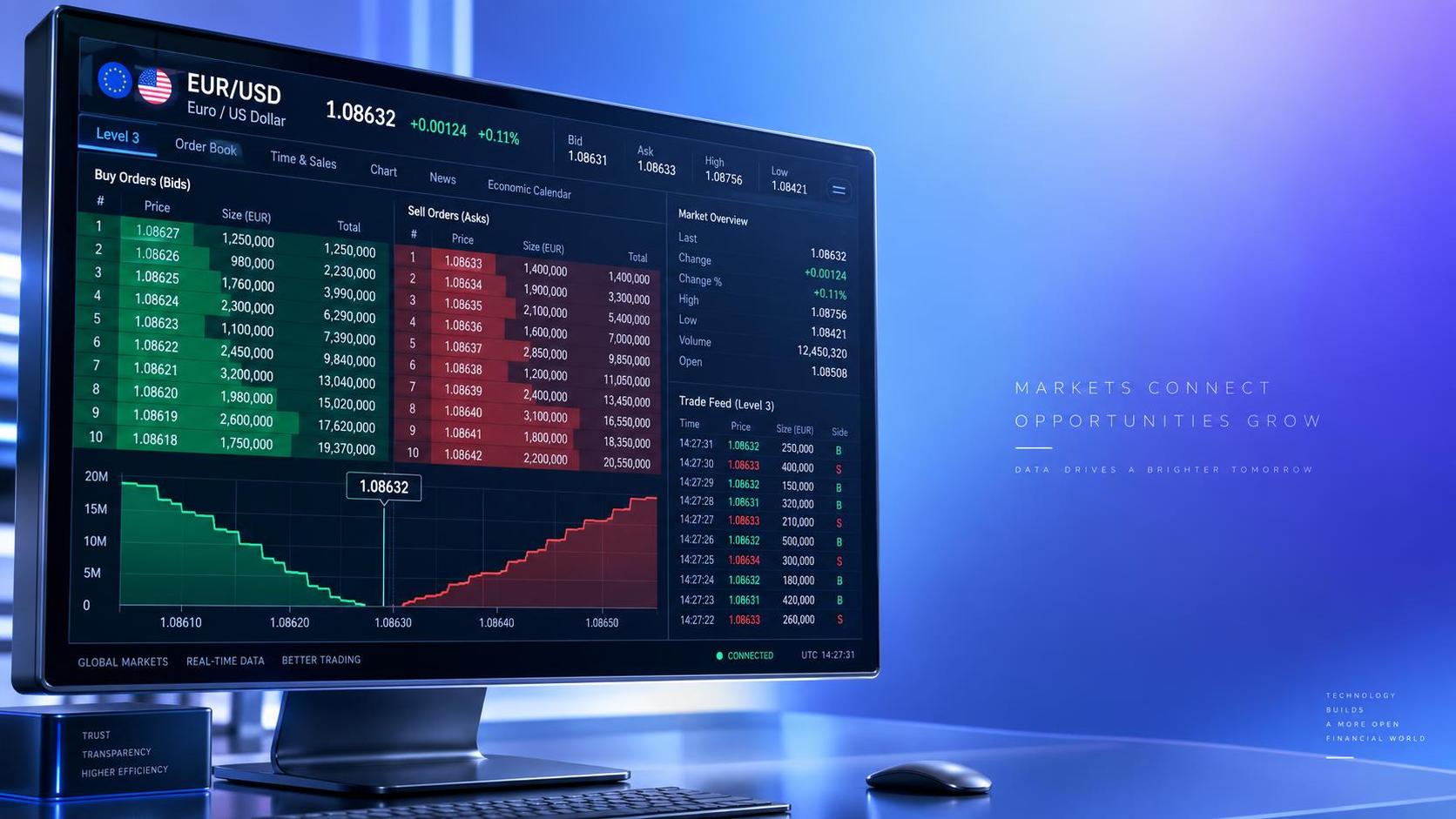 ECN与STP账户在订单簿可见性、流动性来源、报价聚合方式上有何本质差异 ECN与STP账户在订单簿可见性、流动性来源、报价聚合方式上有何本质差异