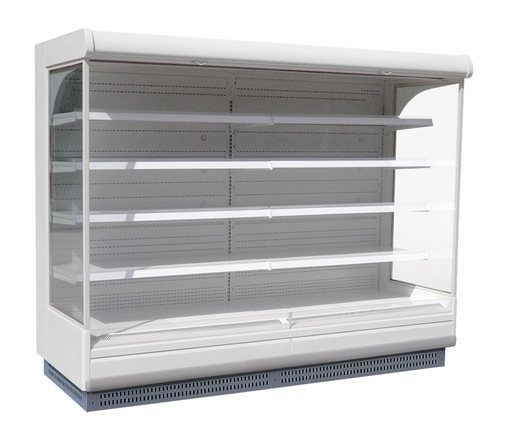 Vitrina refrigerada vertical abierta de varios niveles